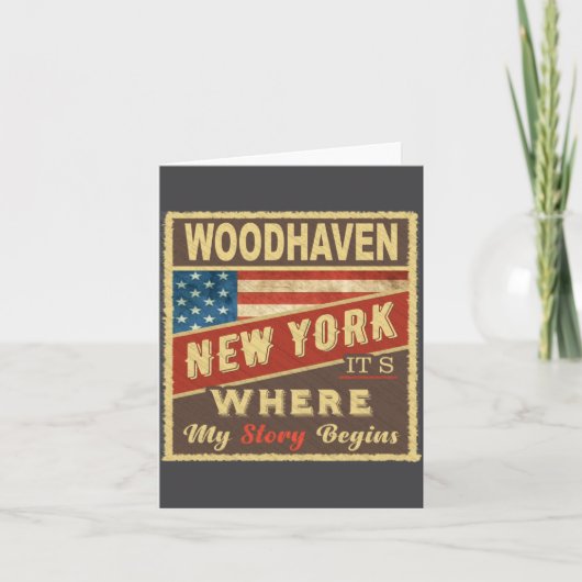 Woodhaven Ny Its Where My Story Begins カード (正面)