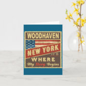 Woodhaven Ny Its Where My Story Begins _1  カード (黄色い花)