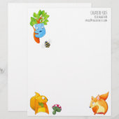 Woodlandおもしろいカスタマイズ可能レターヘッド レターヘッド (正面/裏面)