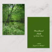 WoodlandパスATC 名刺 (正面/裏面)