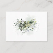 Woodland本を持って来る赤ちゃんシャワー挿入カード プレイスカード (裏面)