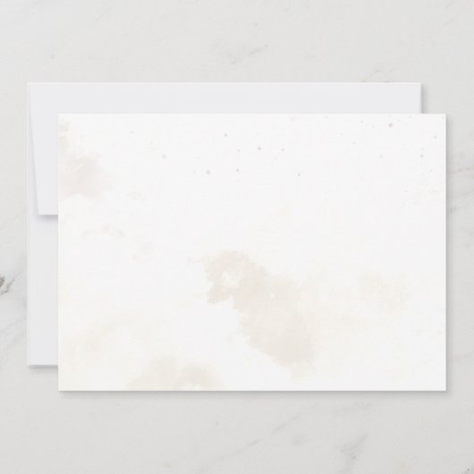 Woodland誕生日タイムカプセルノートメッセージカード 招待状 (裏面)