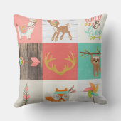 WOODLAND – 野生でフリー クッション (裏面)