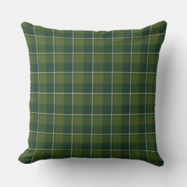 Woodland and Evergreen Plaid クッション