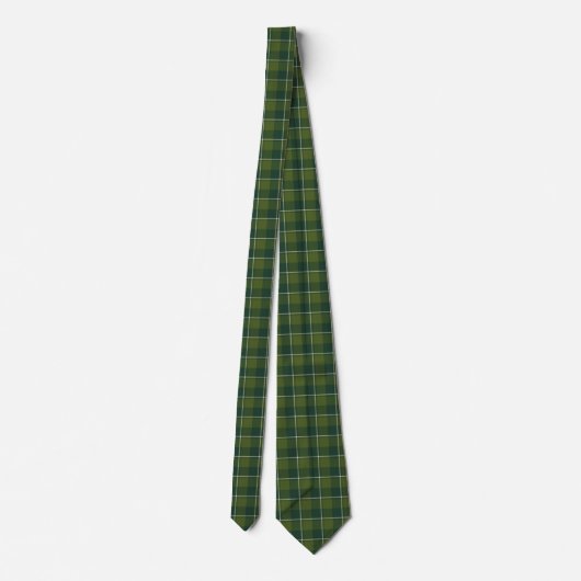Woodland and Evergreen Plaid Neck Tie ネクタイ (裏面)