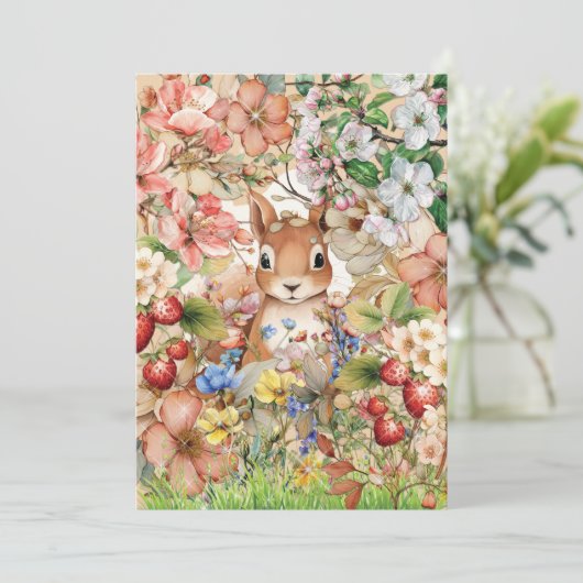 Woodland Animalありがとうございました サンキューカード (スタンド正面)