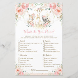 Woodland Animalフローラ携帯ゲームの内容