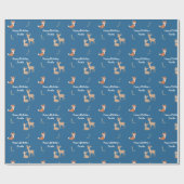  Woodland Animal Birthday Personalized  ラッピングペーパー (フラット)