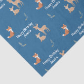 Woodland Animal Birthday Personalized 薄葉紙 (詳細)