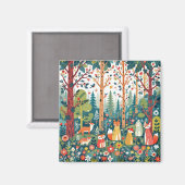 woodland animal magnet マグネット (正面/裏面)