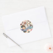 Woodland Animal Stickers for Friends, Envelopes ラウンドシール (封筒)
