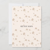 Woodland Animal Wedding Invitation  招待状 (裏面)