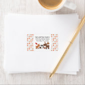 Woodland Animals差出人住所/オファーラベル ラベル (インサイチュ)