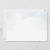 Woodland Animals 1st誕生日パーティー写真 招待状 (裏面)