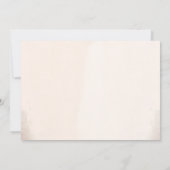 Woodland Animals 2nd誕生日パーティー写真 招待状 (裏面)