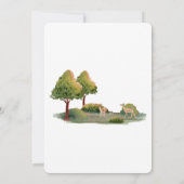 Woodland Animals Adventure Baby Shower Invitation 招待状 (裏面)