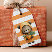 Woodland Animals Autumn Kids' Birthday Thank You ギフトタグ