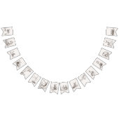 Woodland Animals Baby Shower バンティングフラッグ (全)