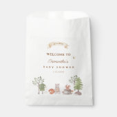 Woodland Animals Baby Shower フェイバーバッグ (正面)