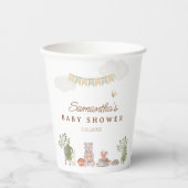 Woodland Animals Baby Shower 紙コップ (正面)