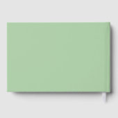 Woodland animals baby shower gender neutral ゲストブック (裏面)