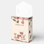 Woodland Animals Baby Shower Welcome フェイバーボックス (オープン)