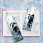 Woodland Animals Bookmarks, Set of 4, Owl, Bear