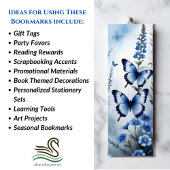 Woodland Animals Bookmarks, Set of 4, Owl, Bear