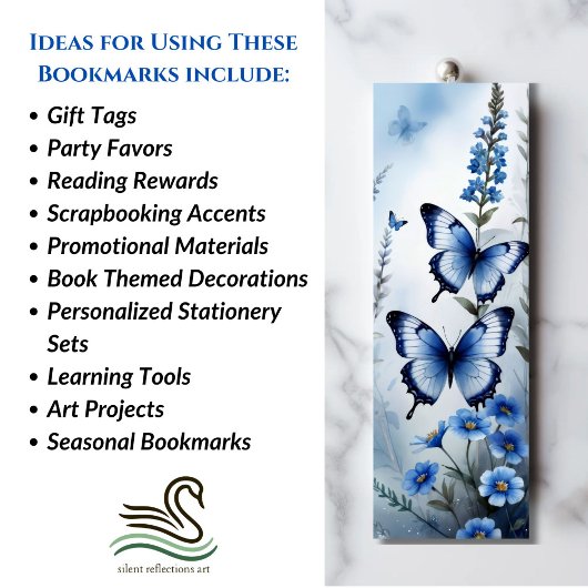 Woodland Animals Bookmarks, Set of 4, Owl, Bear