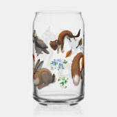 Woodland Animals can glass ガラス缶 (正面)