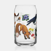 Woodland Animals can glass ガラス缶 (左)