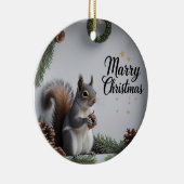 Woodland Animals Christmas Ceramic Circle Ornament セラミックオーナメント (右)