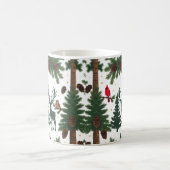 Woodland Animals Christmas Classic Mug – Rustic  コーヒーマグカップ (中央)