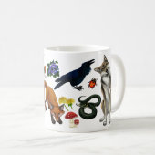 Woodland Animals coffee mug コーヒーマグカップ (正面右)