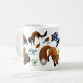 Woodland Animals coffee mug コーヒーマグカップ (正面左)