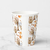 Woodland Animals Forest Friends Pattern 紙コップ (右)
