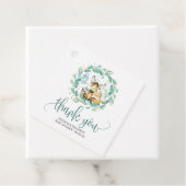 Woodland Animals Greenery赤ちゃんシャワーありがとう フェイバータグ (インサイチュ)