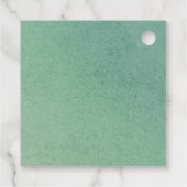 Woodland Animals Greenery赤ちゃんシャワーありがとう フェイバータグ (裏面)