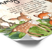 Woodland animals How big is Mommy's belly game ポスター (角)