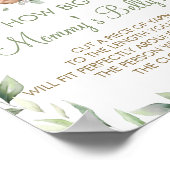 Woodland Animals How Big is Mommy's Belly Game ポスター (角)