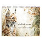 Woodland Animals & Inspirational Quotes 2026  カレンダー (カバー)