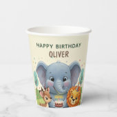 Woodland Animals Storybook Birthday 紙コップ (裏面)