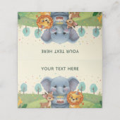 Woodland Animals Sweet Birthday Tent プレイスカード (外部開封)