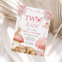 Woodland Animals Two Wild 2nd Birthday