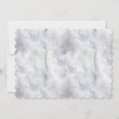 Woodland Animals Watercolor 1番目の誕生日パーティー 招待状 (裏面)