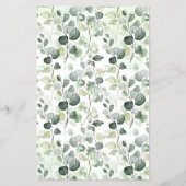 Woodland Animals Where was Mom Shower Game Card チラシ (裏面)