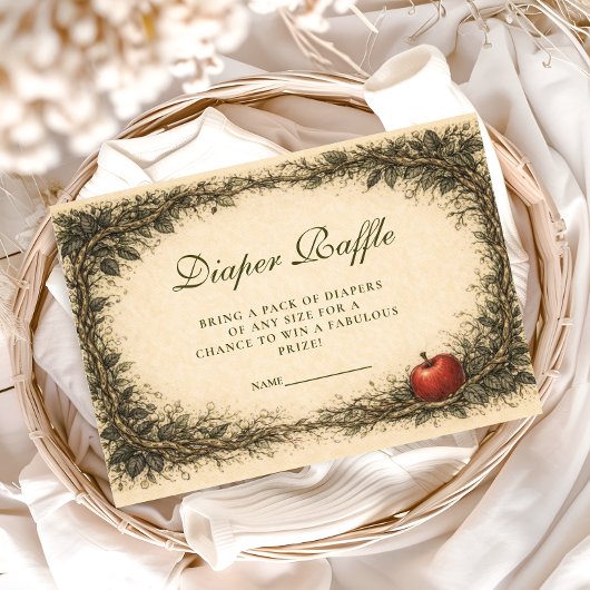 Woodland Apple Forest Diapper Raffle エンクロージャーカード