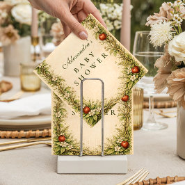 Woodland Apple Storyboo Baby Shower スタンダードカクテルナプキン