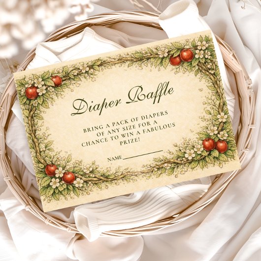 Woodland Apple Storyboo Diapper Raffle エンクロージャーカード
