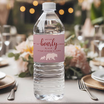 Woodland Bear Baby Shower Pink